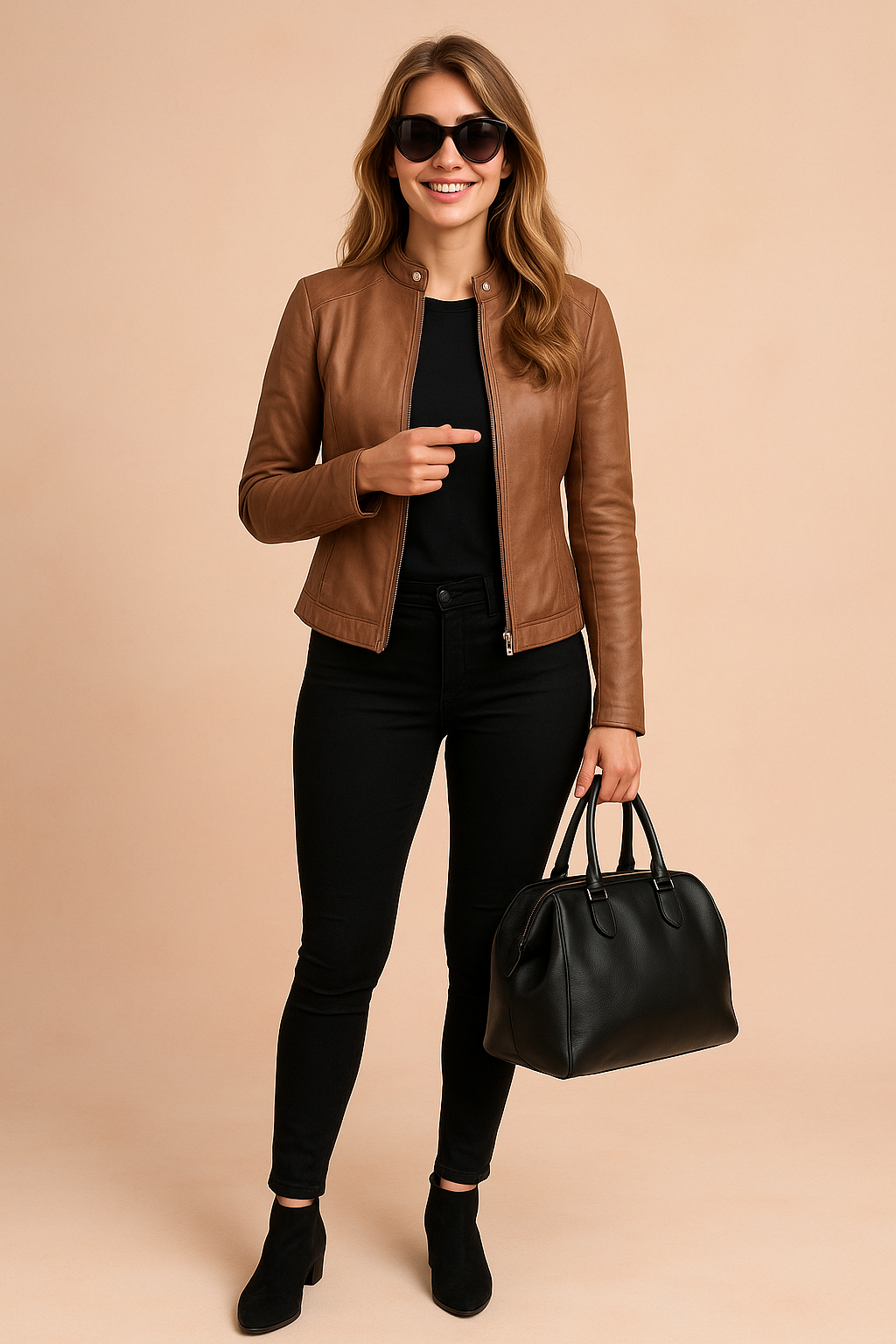 Klasická dámská bunda s minimalistickým stylem – úzký střih a nadčasová elegance 3