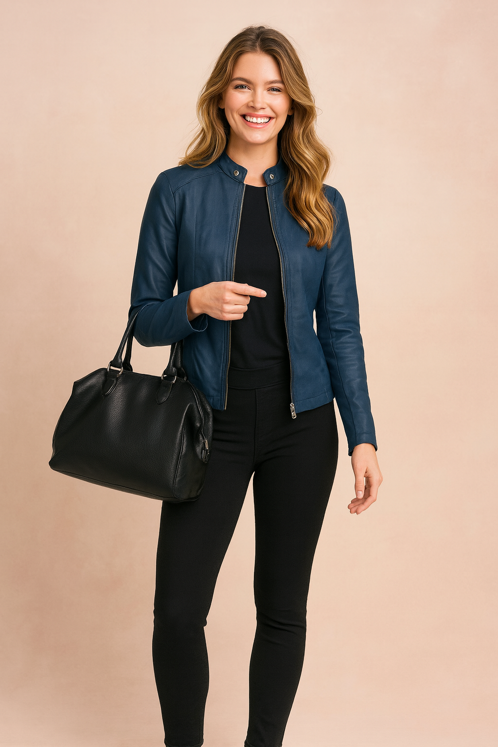 Klasická dámská bunda s minimalistickým stylem – úzký střih a nadčasová elegance 5
