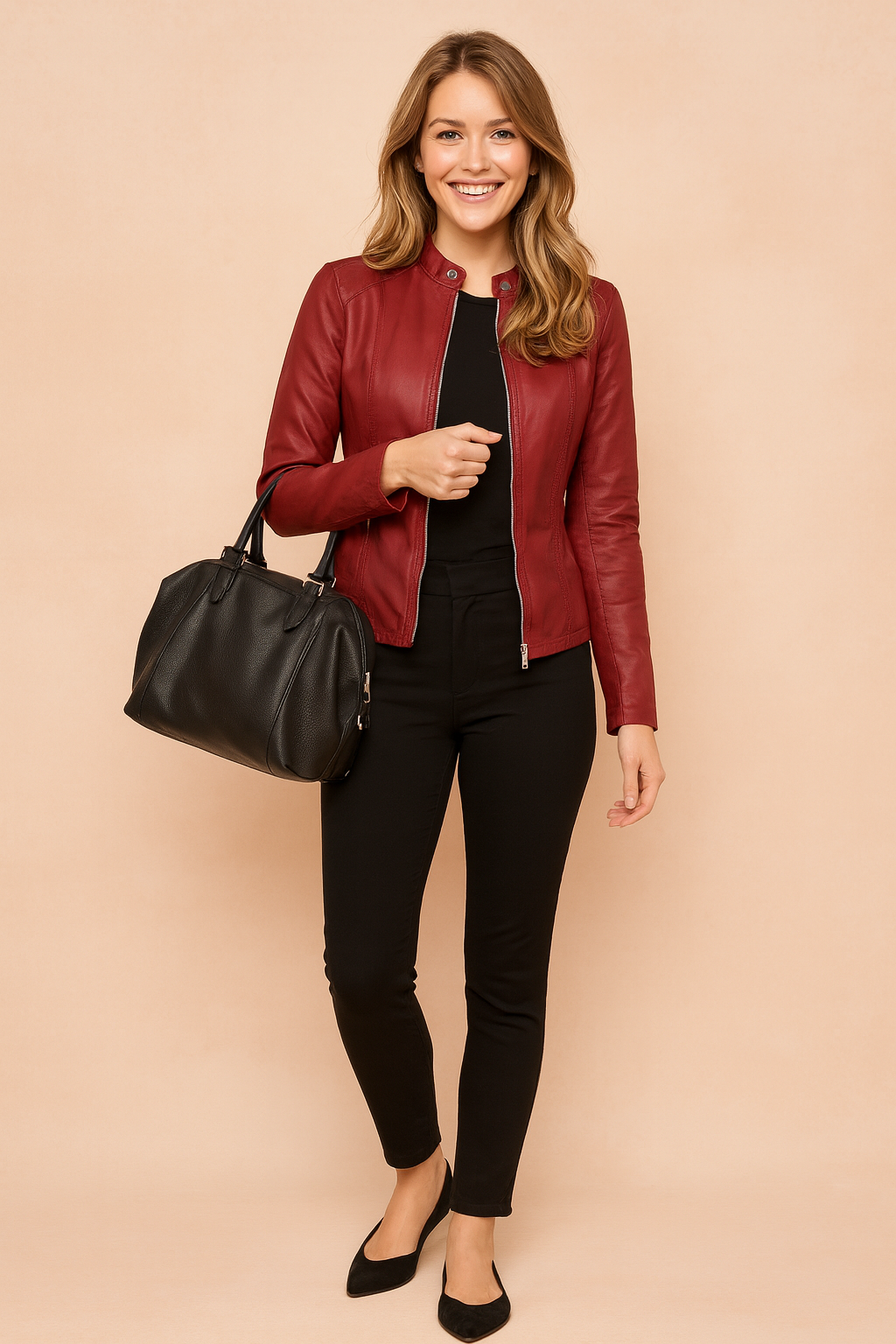 Klasická dámská bunda s minimalistickým stylem – úzký střih a nadčasová elegance 8