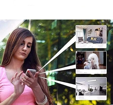 Kompaktní 1080P HD bezdrátová venkovní bezpečnostní kamera s nočním viděním a detekcí pohybu – odolná vůči povětrnostním vlivům a ovládaná aplikací 5