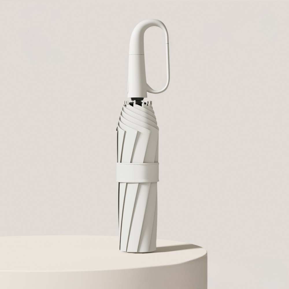 Kompaktní, voděodolný cestovní deštník s větruodolnou konstrukcí a reflexním materiálem – ideální do každého počasí 0