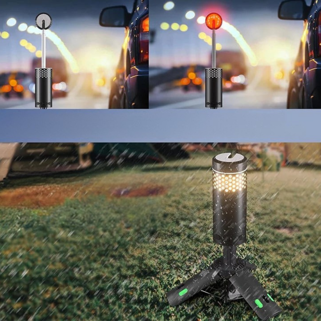 Kompaktní dobíjecí LED kempingová svítilna s magnetickým stojánkem – 10 000 mAh 6