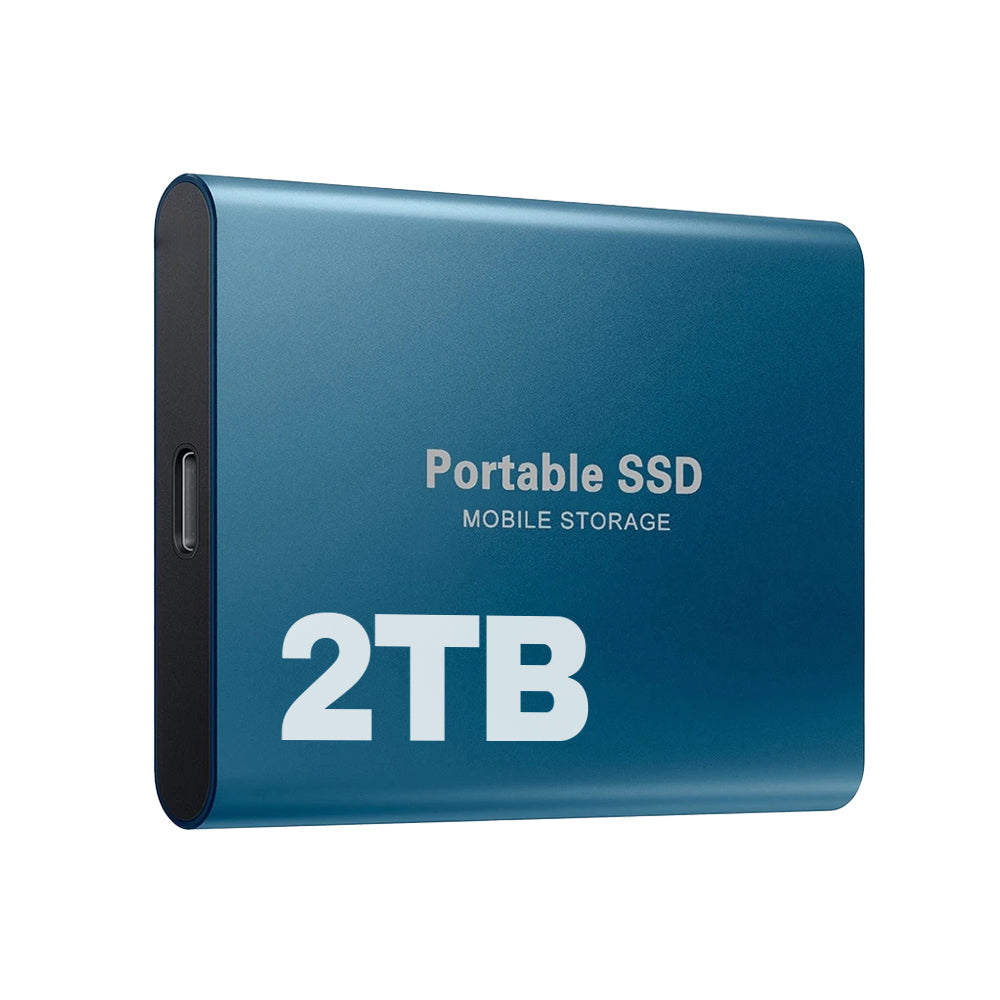 Kompaktní externí SSD disk s kapacitou 1 TB a vysokou přenosovou rychlostí až 1050 MB/s – přenosné a nárazuvzdorné řešení pro ukládání dat 2