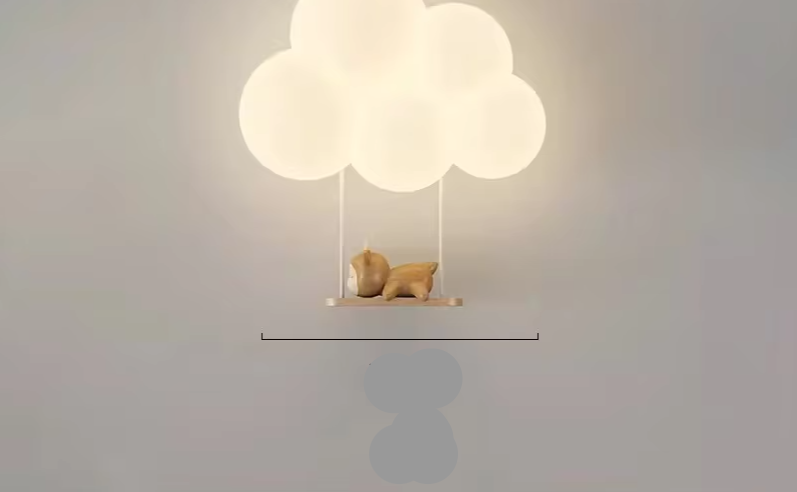 Kouzlo světla v dětské nástěnné lampě 0