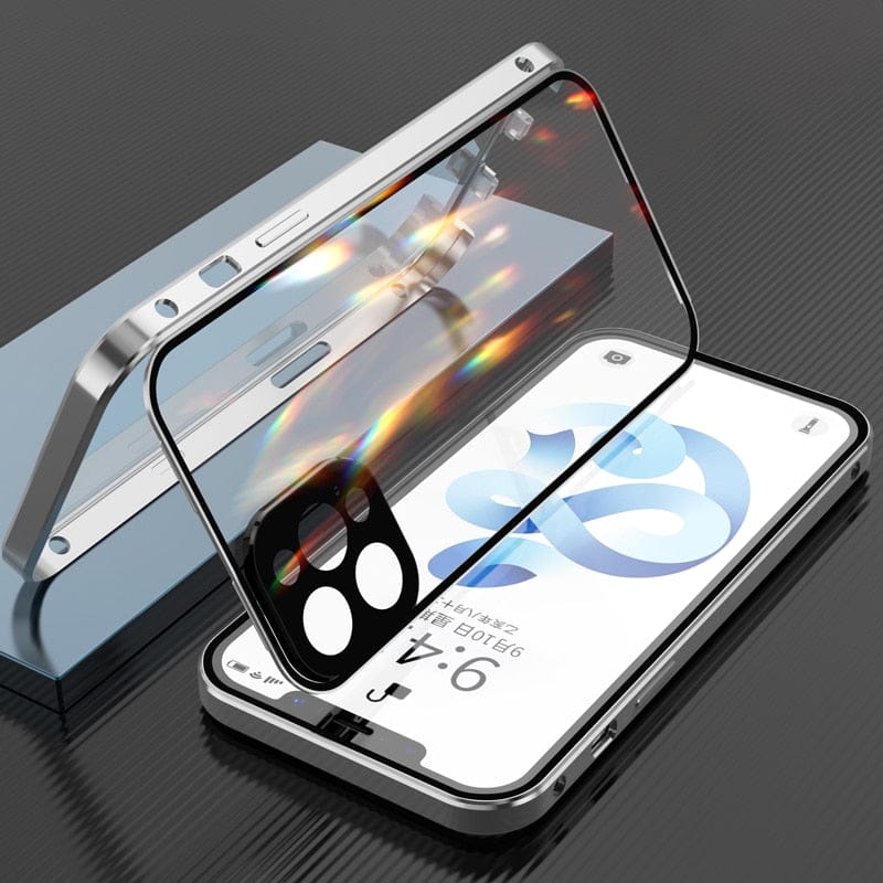 Kovový kryt pro iPhone 13 s pokročilou ochranou čočky – pevná a stylová ochrana, odolný proti nárazům a nečistotám 2