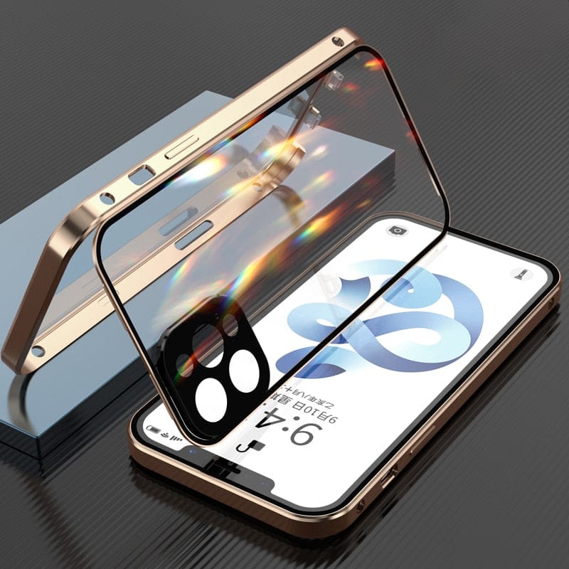 Kovový kryt pro iPhone 13 s pokročilou ochranou čočky – pevná a stylová ochrana, odolný proti nárazům a nečistotám 4
