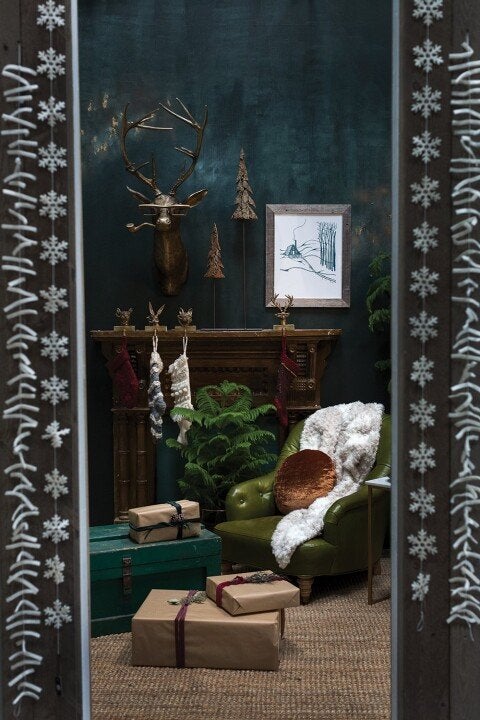 Kreativní sada nástěnných dekorací se zvířecími hlavami - unikátní nástěnné dekorace do obývacího pokoje, ručně malované a odolné vůči UV záření 4