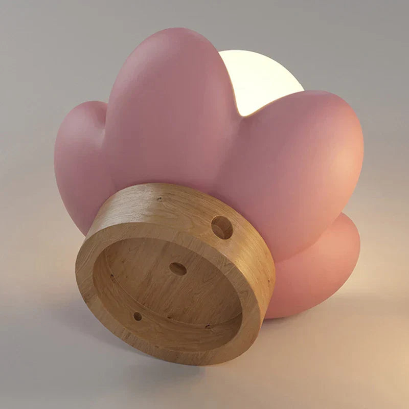 Krémová nástěnná lampa Romantické osvětlení 3