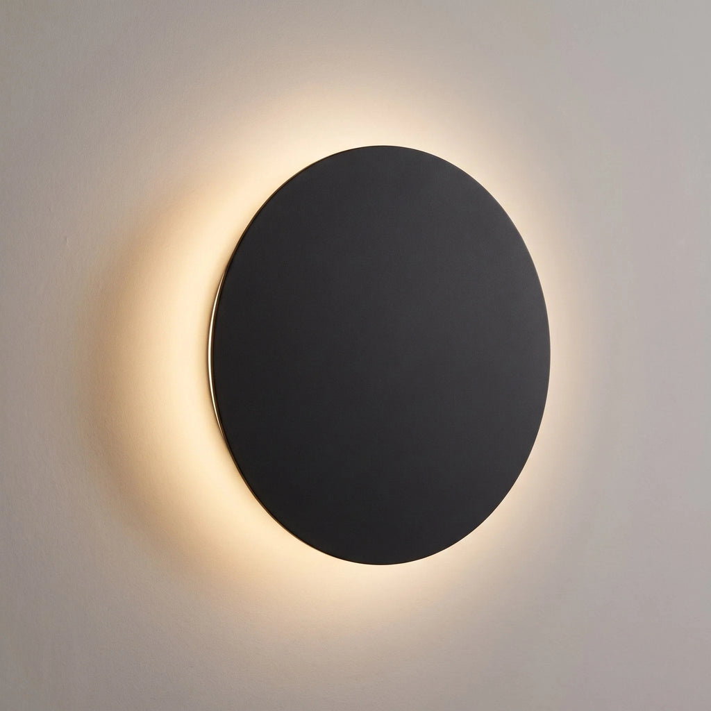 Kulaté nástěnné svítidlo LED s dotykovým stmíváním, minimalistický design v černé nebo bí 1