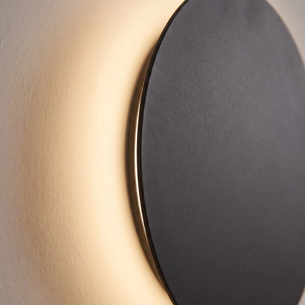 Kulaté nástěnné svítidlo LED s dotykovým stmíváním, minimalistický design v černé nebo bí 3