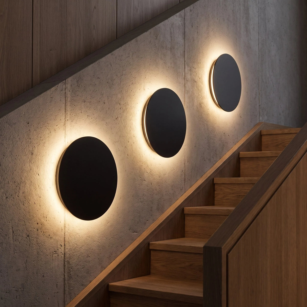 Kulaté nástěnné svítidlo LED s dotykovým stmíváním, minimalistický design v černé nebo bí 6