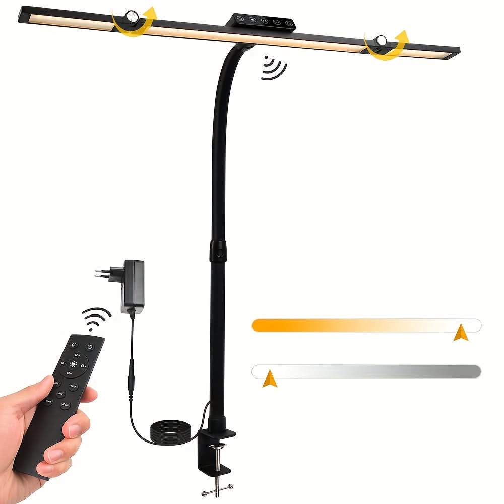 LED pracovní lampa 18W s flexibilním husím krkem, ideální pro jasné bílé osvětlení v kanceláři a 0