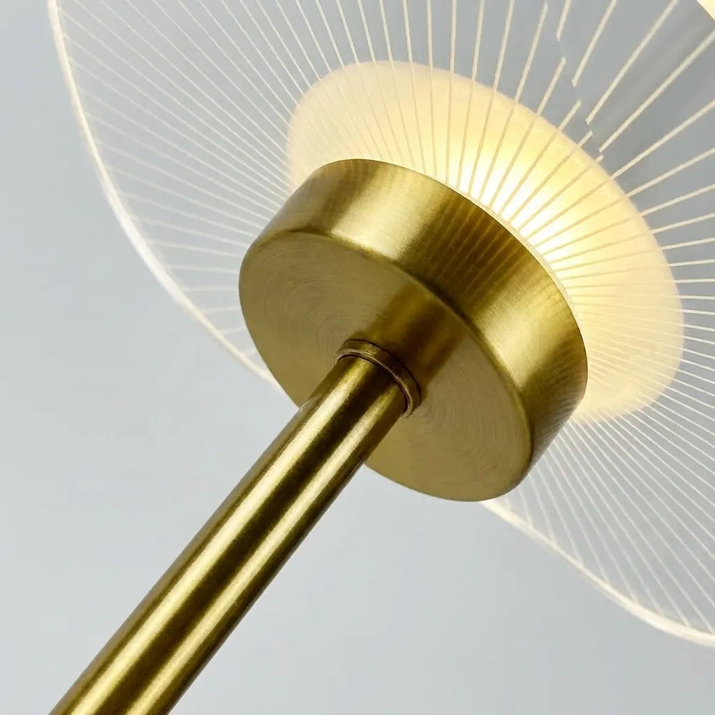 LED Stolní Lampa s Nastavitelným Jasem a Moderním Designem – Černá Železná Lampička do Pracovny 2