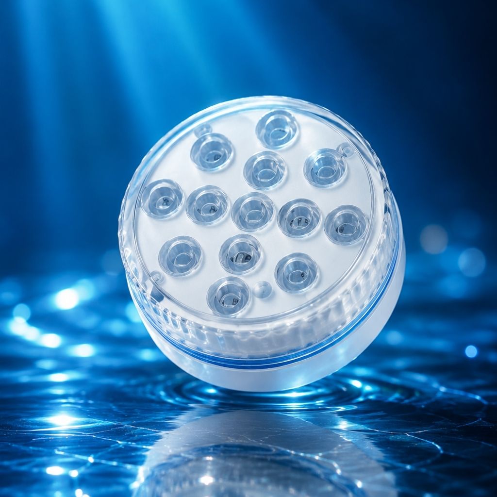 LED světlo do bazénu s dálkovým ovládáním, barevnými režimy a vodotěsným ponorným design 4