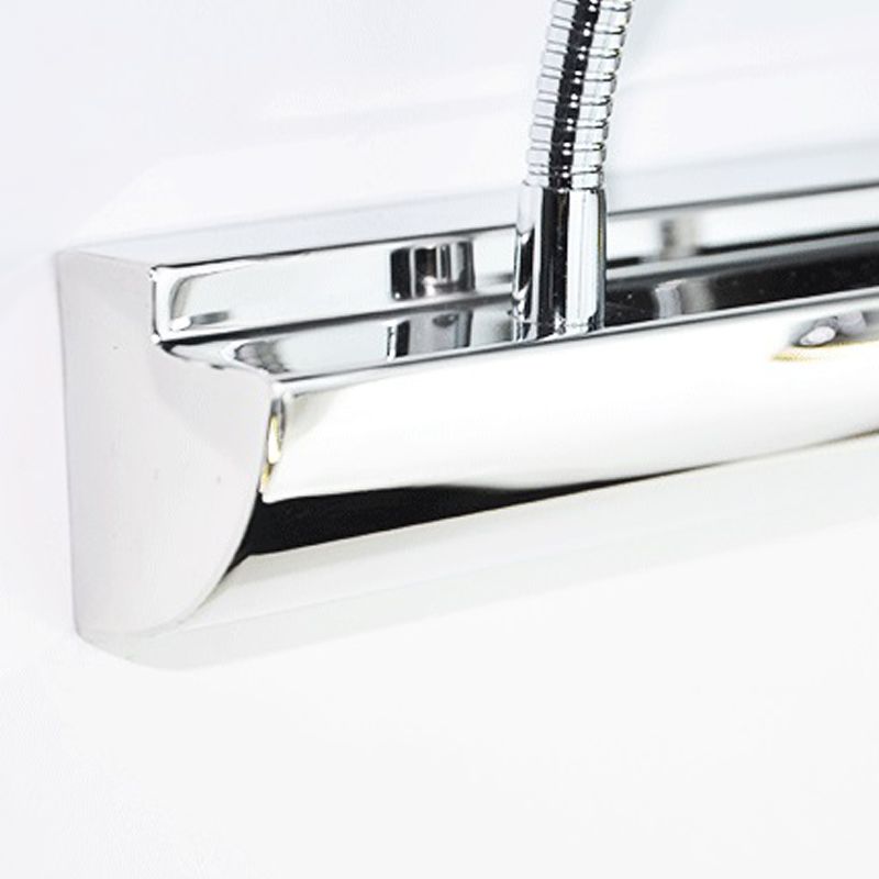 LED nástěnná lampa s flexibilními rameny do koupelny a obývacího pokoje – moderní design s leštěným chromem 4
