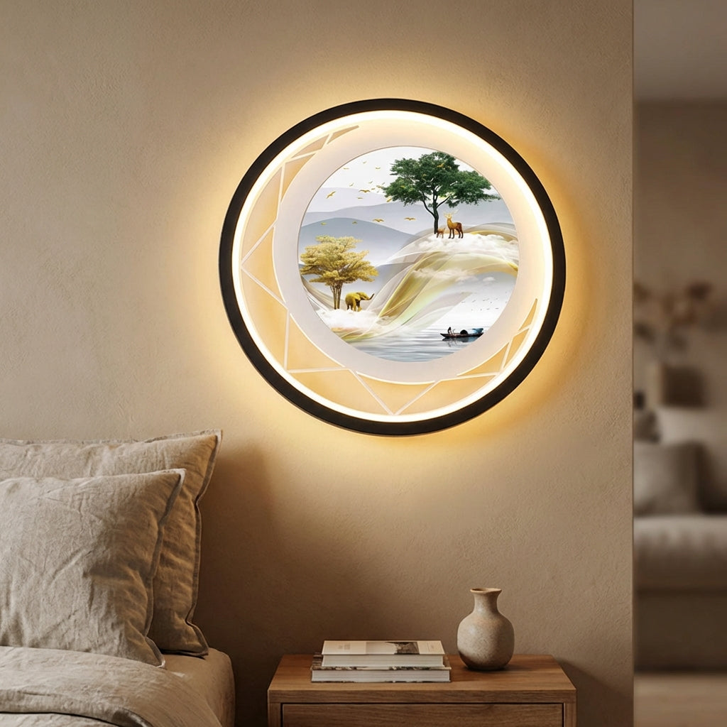 LED nástěnná lampa s nastavitelným osvětlením - moderní matná hliníková nástěnná lampa 1