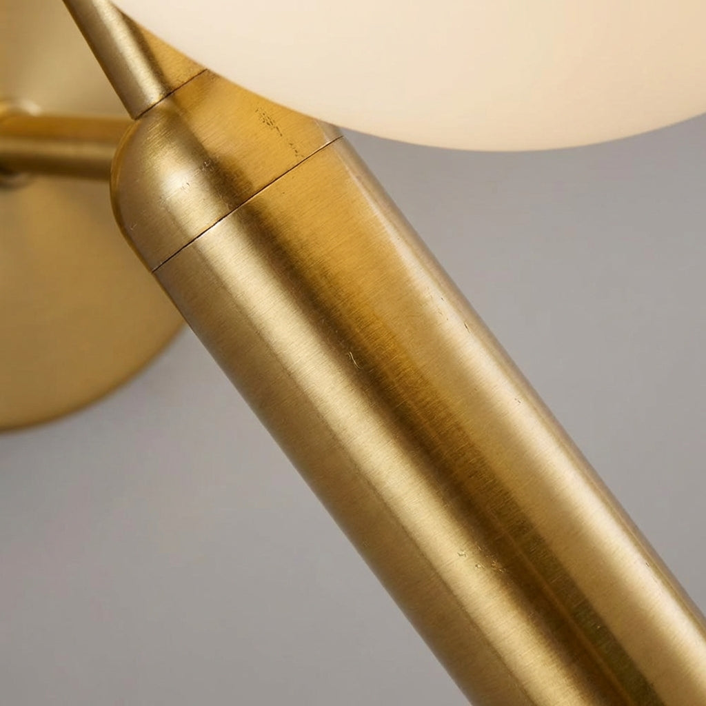 LED nástěnná lampa s ručně vyráběným stínidlem – elegantní kovová povrchová úprava, teplé světlo, zlatá nebo černá 3