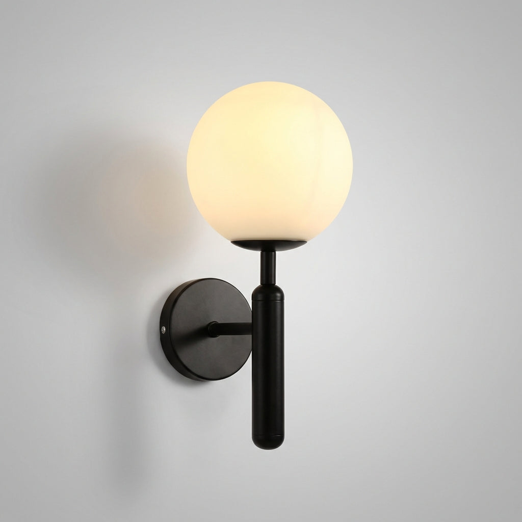 LED nástěnná lampa s ručně vyráběným stínidlem – elegantní kovová povrchová úprava, teplé světlo, zlatá nebo černá 6