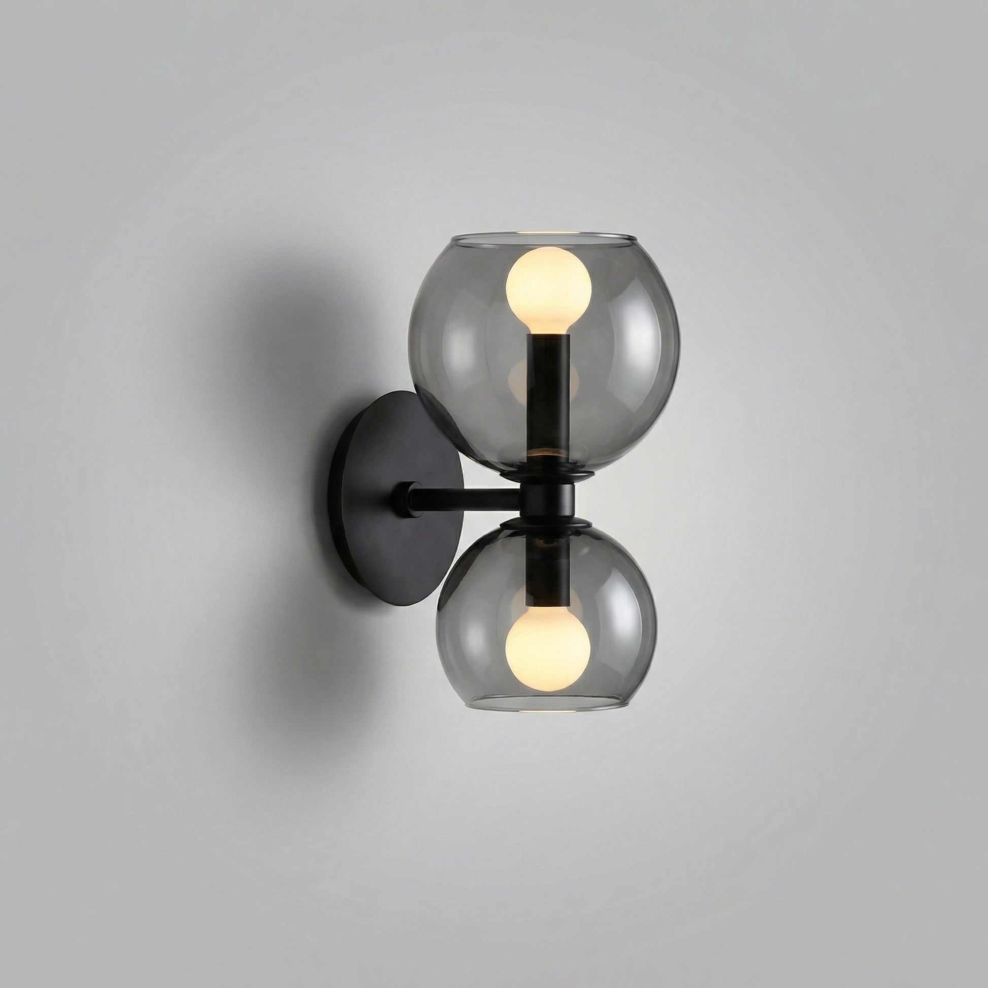 LED nástěnné svítidlo s dvojitým osvětlením – minimalistické bílé kovové 4