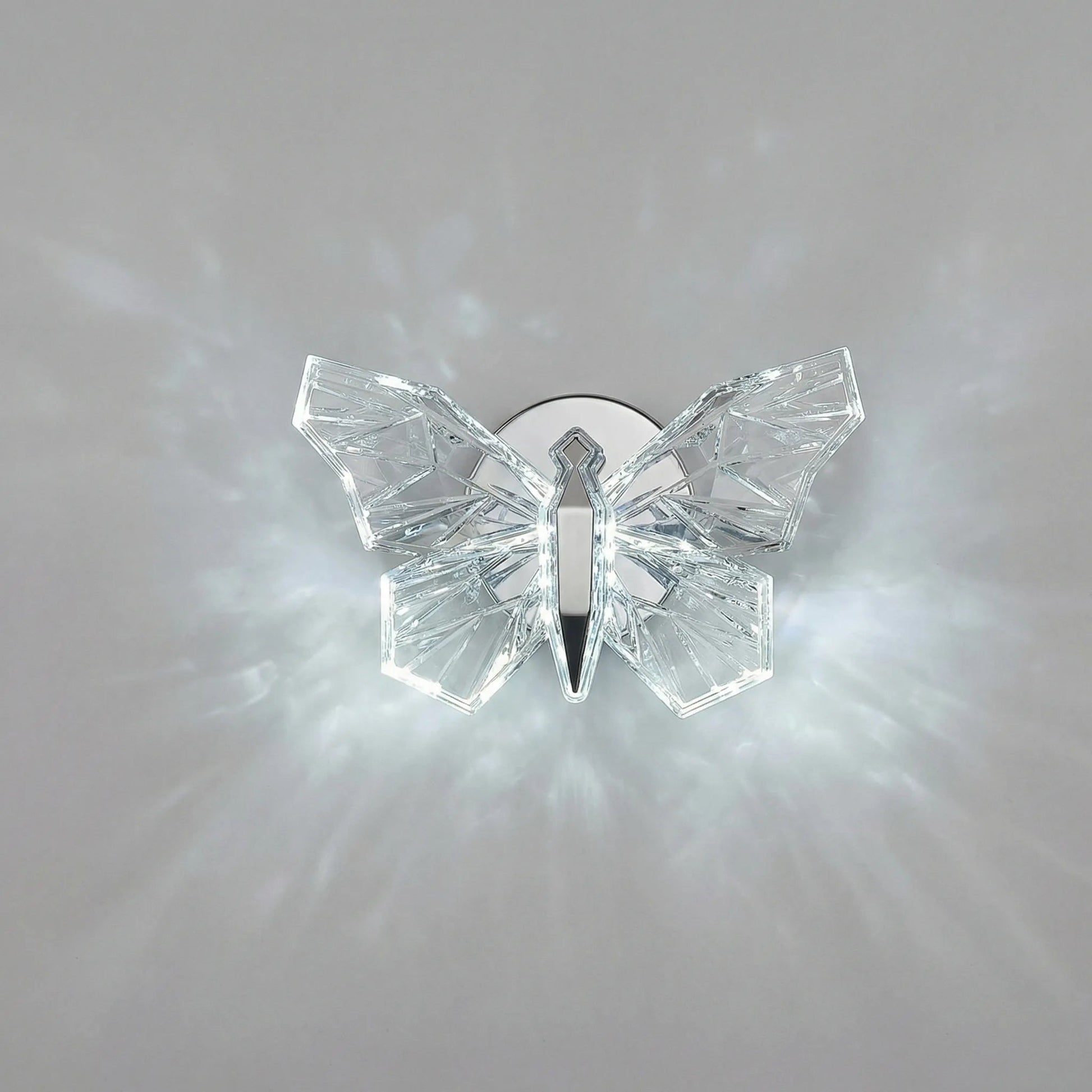 LED nástěnné svítidlo s energeticky úspornou technologií a sochařským designem – nástěnná lampa Butterfly 5