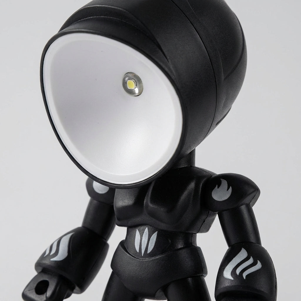 LED noční světlo pro děti s měkkým světlem - stabilní lampa ve tvaru robota do ložnice 8