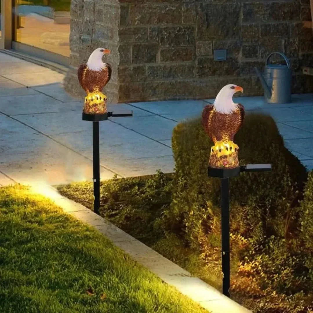 LED solární zahradní lampa se zvířecím vzorem, odolná vůči povětrnostním vlivům, pro venkovní použití, 44 cm 6