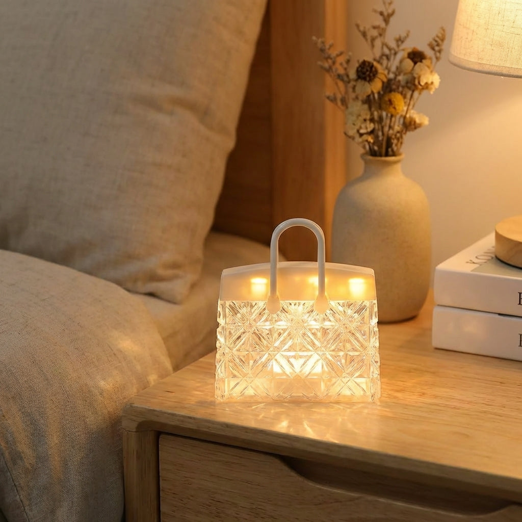 LED stolní lampa s teplým světlem – kompaktní design v moderním stylu – vysoce kvalitní polypropylen 0