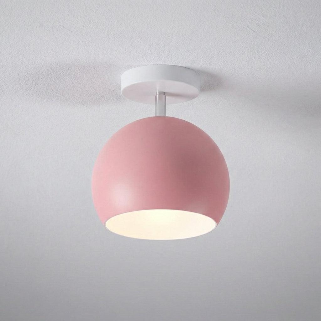 LED stropní svítidlo s kompaktním profilem a kulatou siluetou – moderní svítidlo pro nízké stropy 0