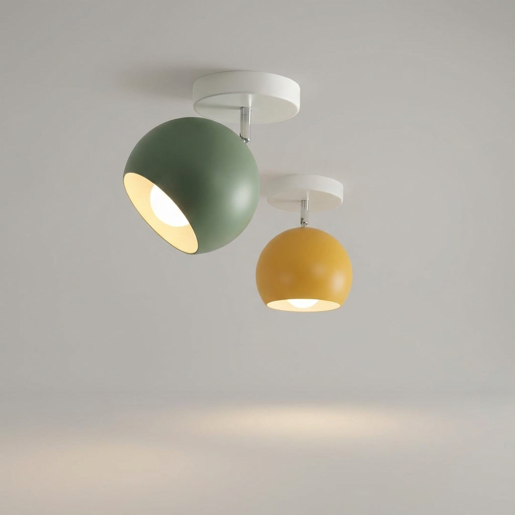LED stropní svítidlo s kompaktním profilem a kulatou siluetou – moderní svítidlo pro nízké stropy 2