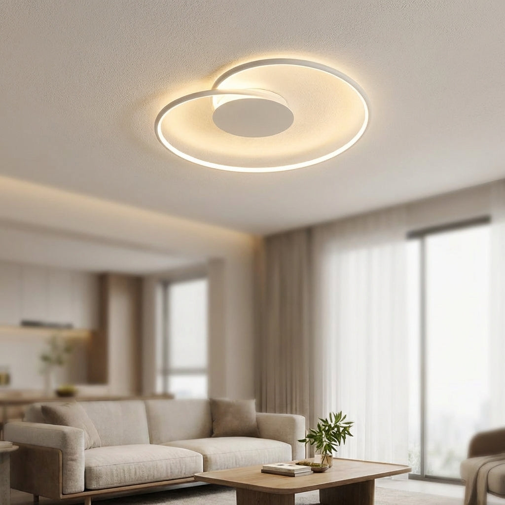 LED stropní svítidlo s kovovou konstrukcí – minimalistický design, teplé světlo, 60 cm 1