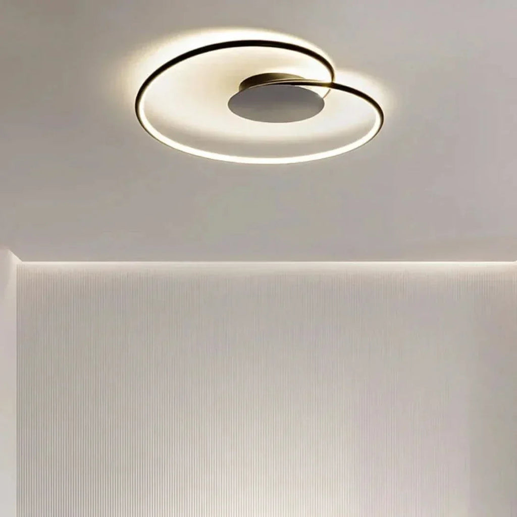 LED stropní svítidlo s kovovou konstrukcí – minimalistický design, teplé světlo, 60 cm 4