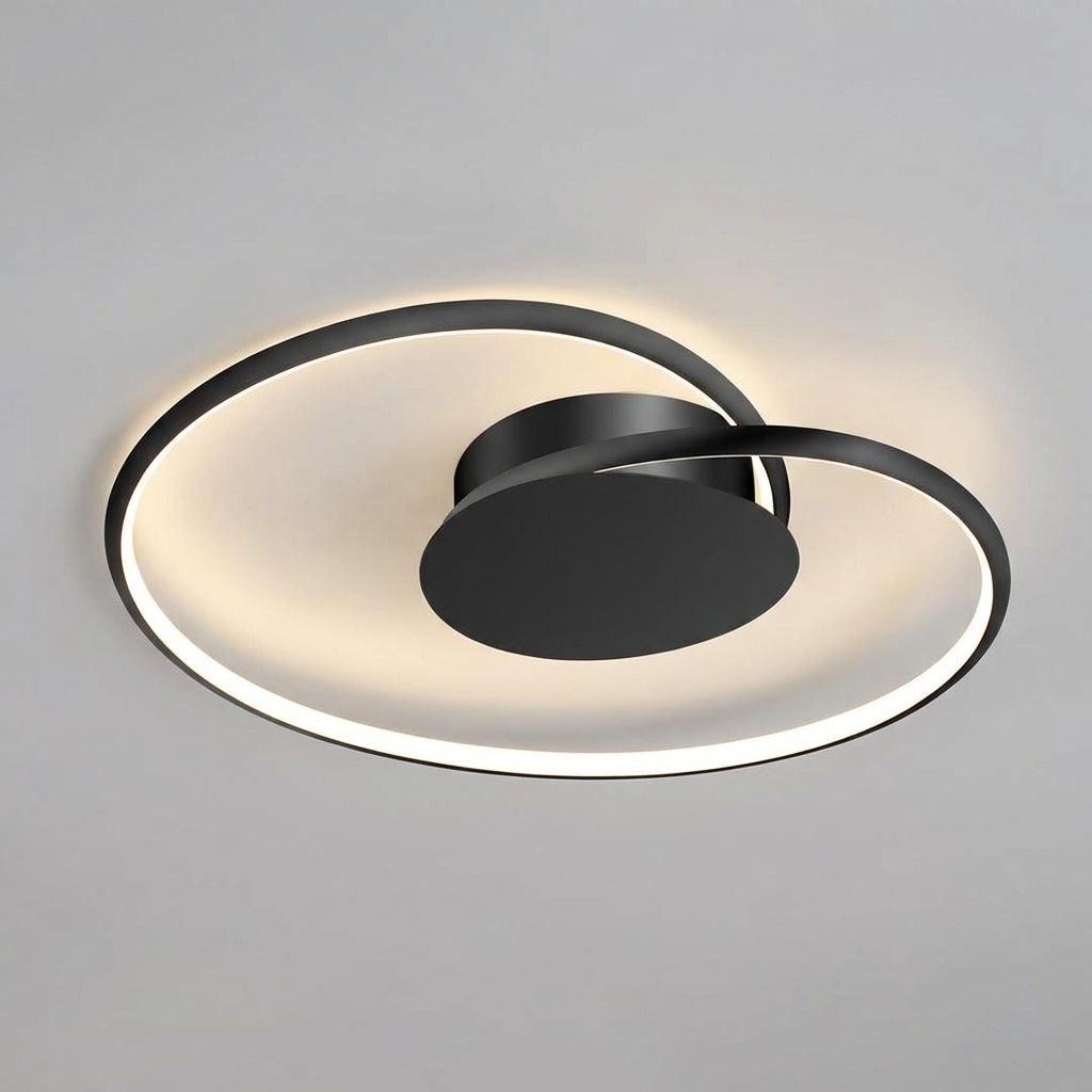 LED stropní svítidlo s kovovou konstrukcí – minimalistický design, teplé světlo, 60 cm 7