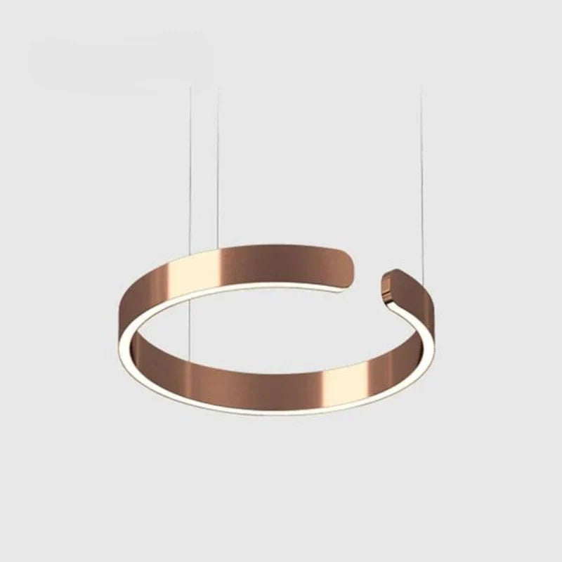 LED stropní svítidlo se stmívatelnou funkcí a nastavitelnou výškou – moderní design v černé a zlaté barvě 12