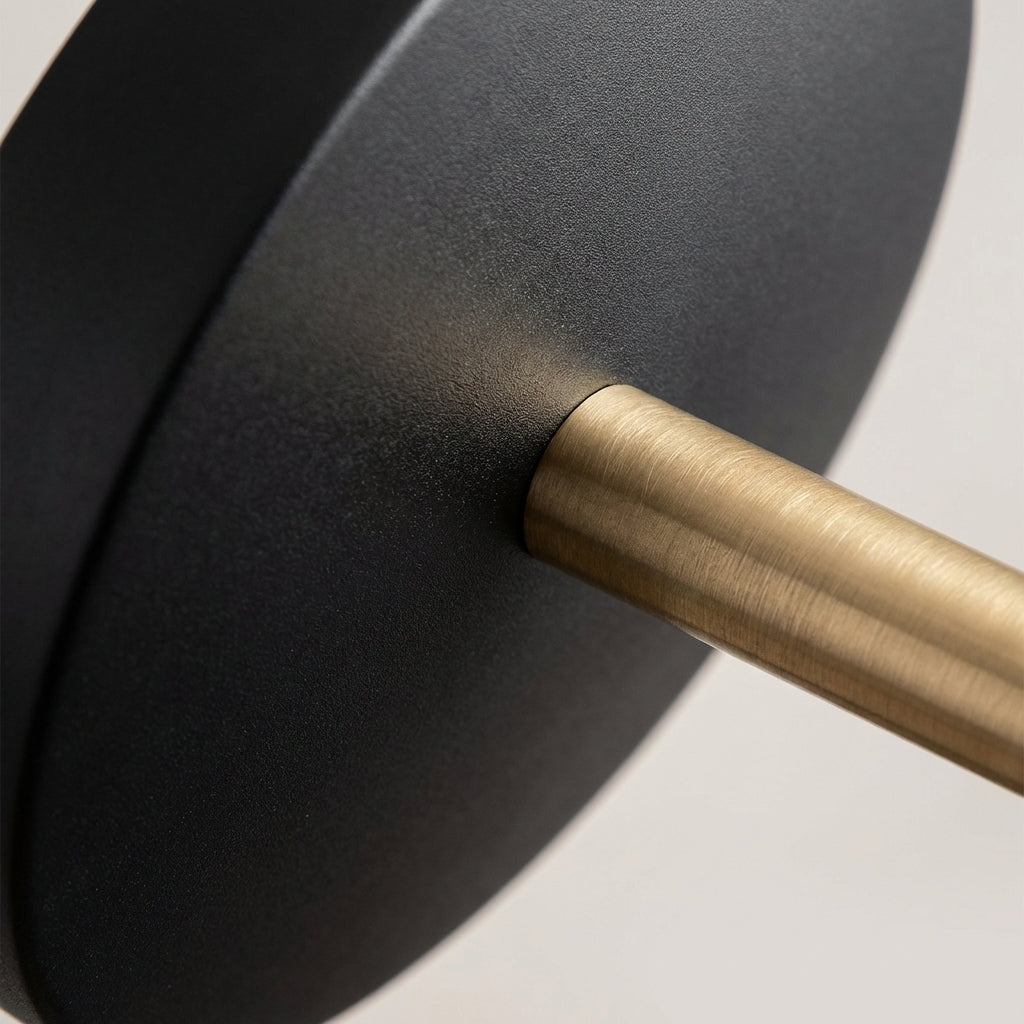LED závěsná lampa s kovovou povrchovou úpravou a futuristickým designem – energeticky úsporné osvětlení do obývacího pokoje 3