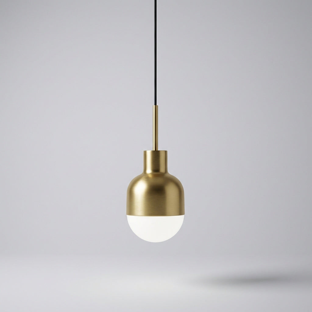 LED závěsná lampa s nastavitelným kabelem a stmívatelností - měděná povrchová úprava, moderní design do obývacího pokoje 1