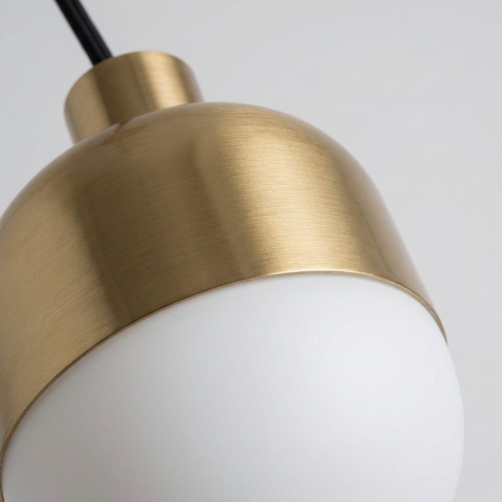 LED závěsná lampa s nastavitelným kabelem a stmívatelností - měděná povrchová úprava, moderní design do obývacího pokoje 2