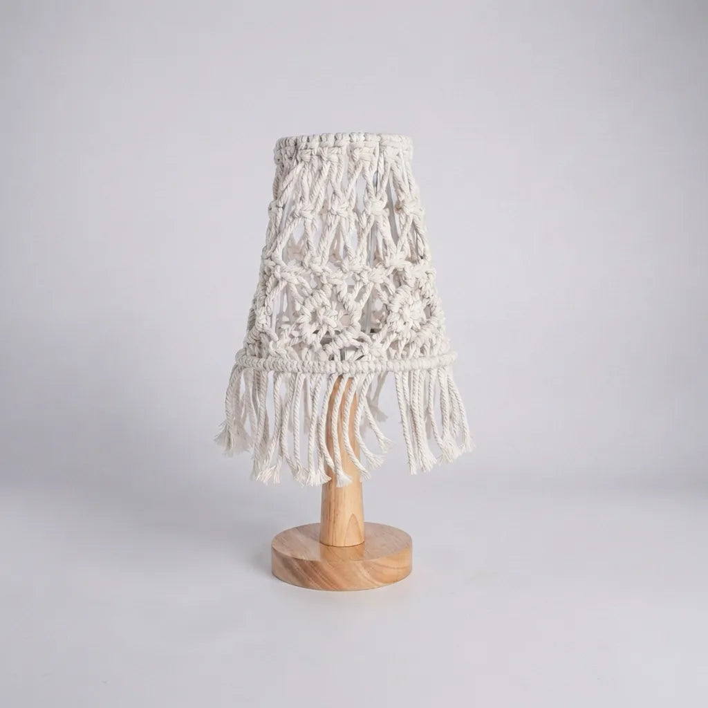 Lampa na Noční Stolek s Teplým Osvětlením a Dekorativním Stínidlem – Moderní Design, 30 cm 0