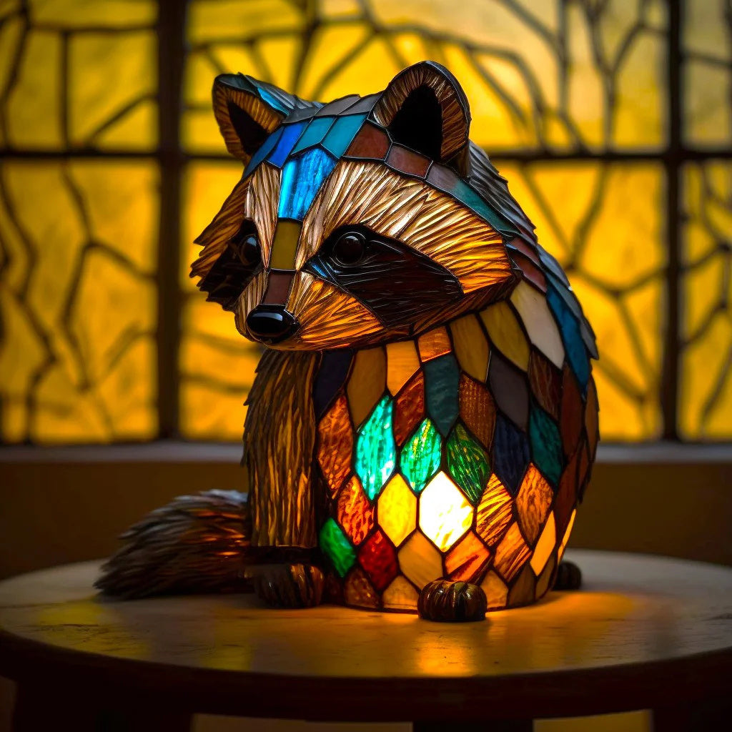 Barevná lampa na noční stolek se zvířecími motivy, multifunkční design, rozměry 22 10