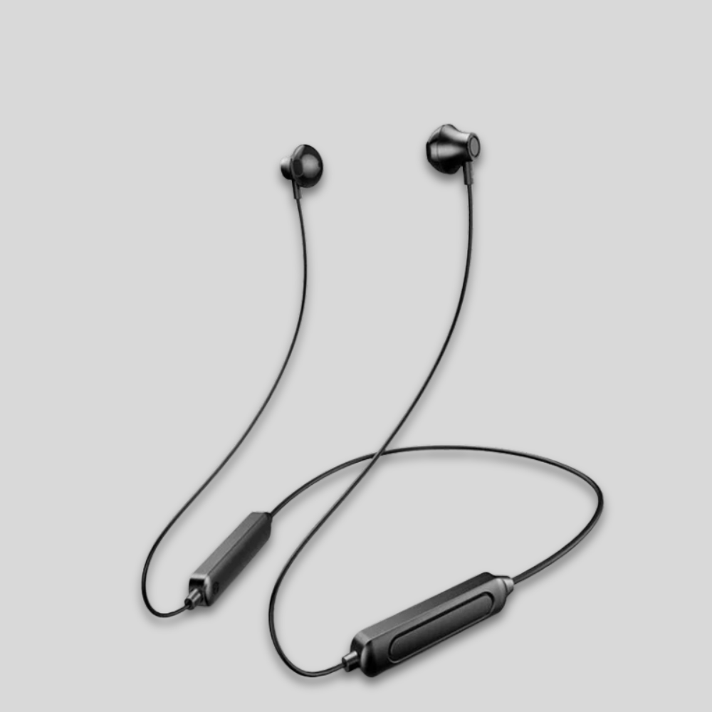 Lehká Bluetooth sluchátka s páskem na krk pro sport – bezdrátová, 12hodinová výdrž baterie, odolná vůči potu 1