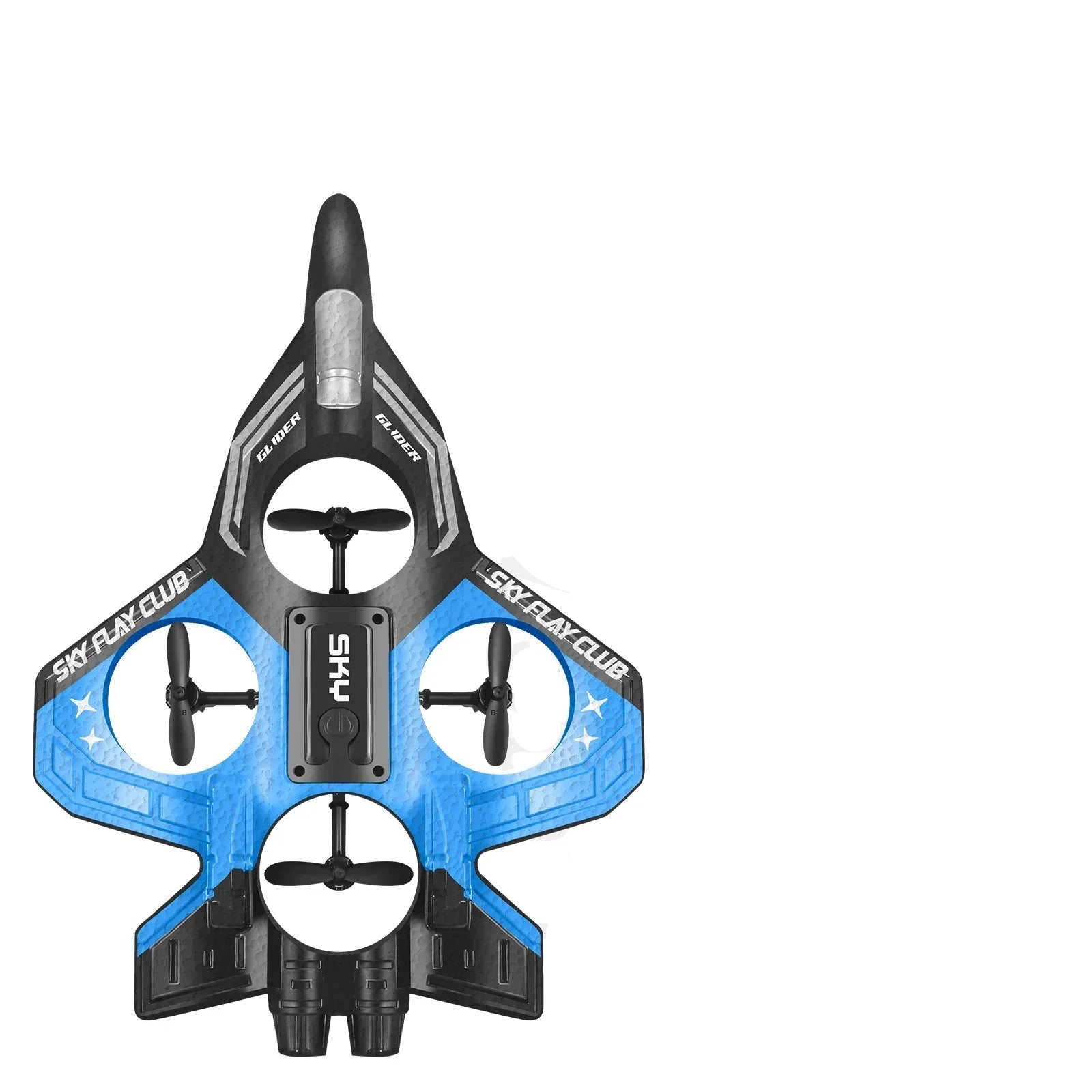 Lehké RC letadlo s gyroskopickou stabilizací a LED světly – ideální pro začátečníky a děti 0