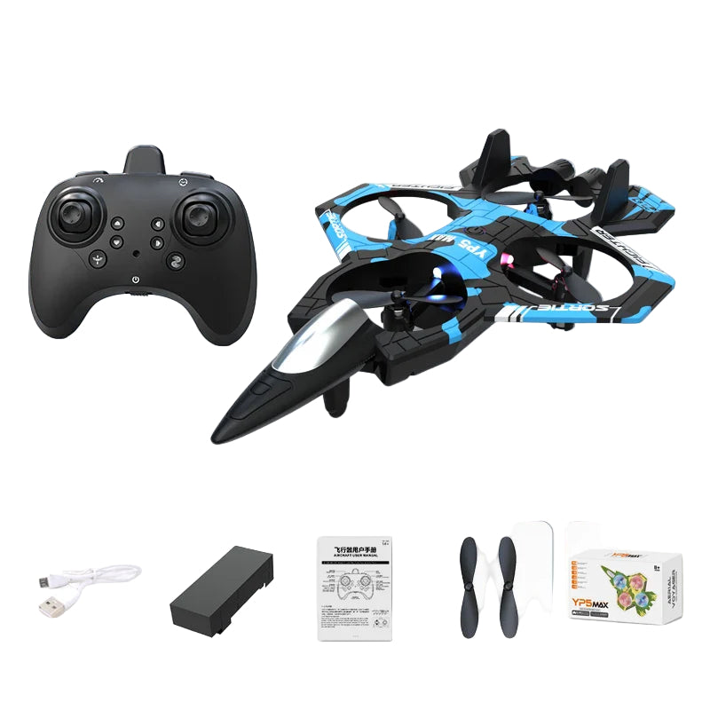 Lehké RC letadlo s gyroskopickou stabilizací a LED světly – ideální pro začátečníky a děti 3