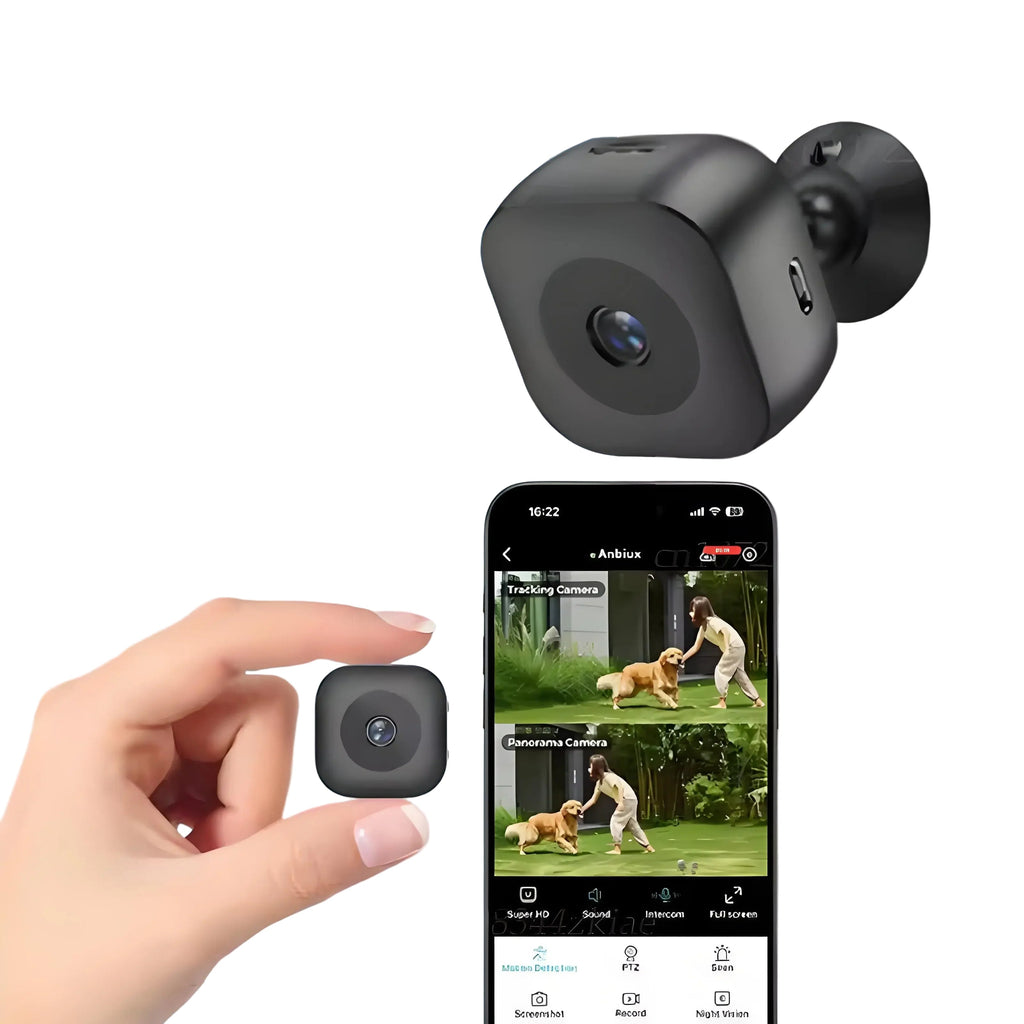 Mini WiFi kamera s detekcí pohybu a Full HD 1080P - Kompaktní bezpečnostní kamera 1