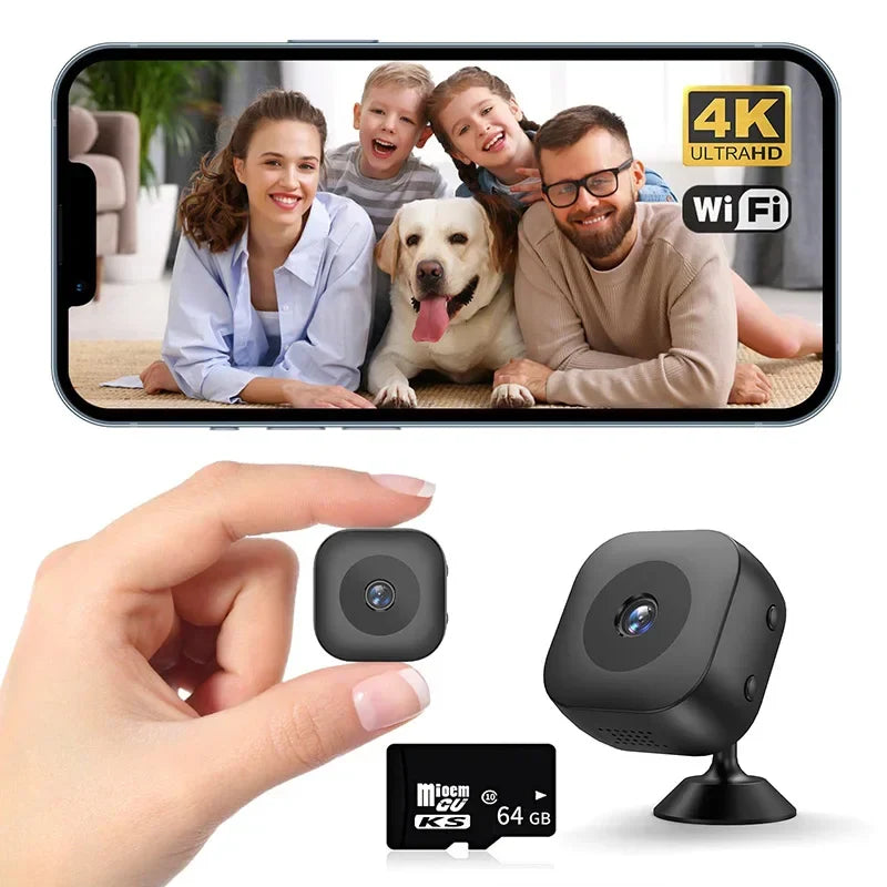 Mini WiFi kamera s detekcí pohybu a Full HD 1080P - Kompaktní bezpečnostní kamera 7
