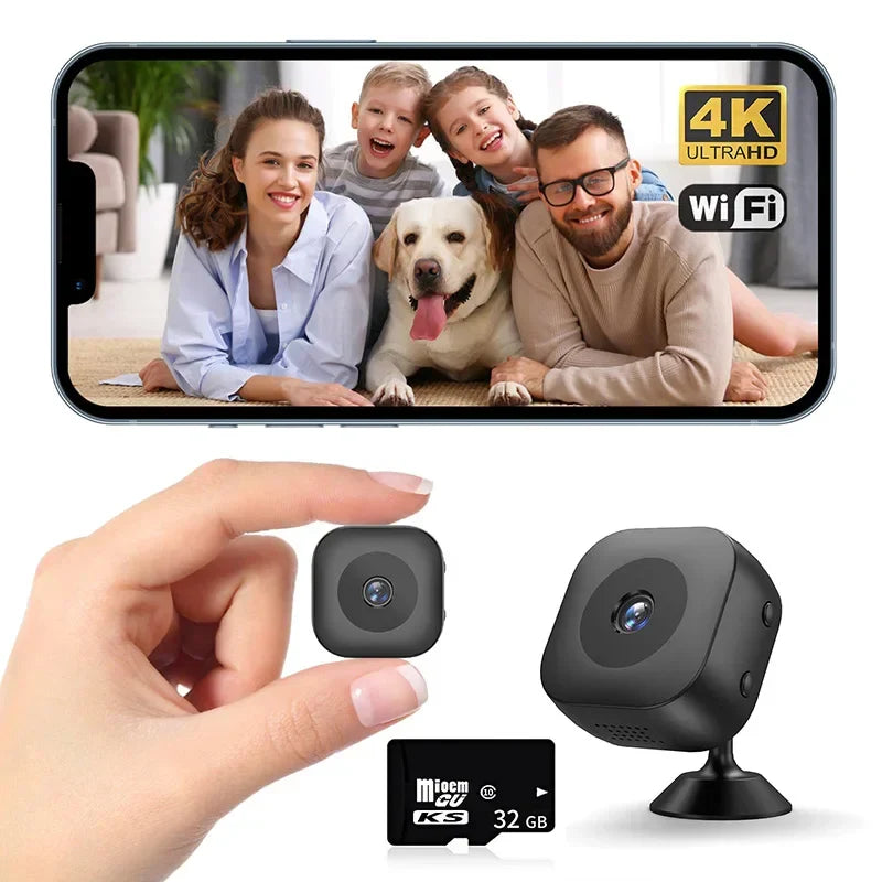 Mini WiFi kamera s detekcí pohybu a Full HD 1080P - Kompaktní bezpečnostní kamera 8