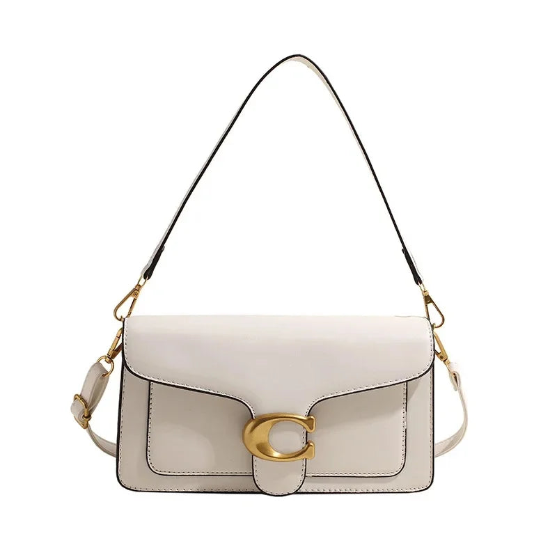 Minimalistická čtvercová kabelka přes rameno a crossbody 10