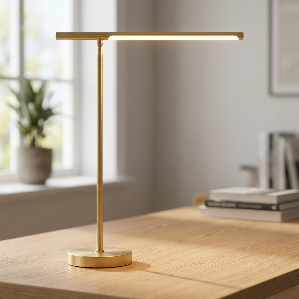 Minimalistická nastavitelná LED stolní lampa s tříbarevným světlem - moderní design do kanceláře 1
