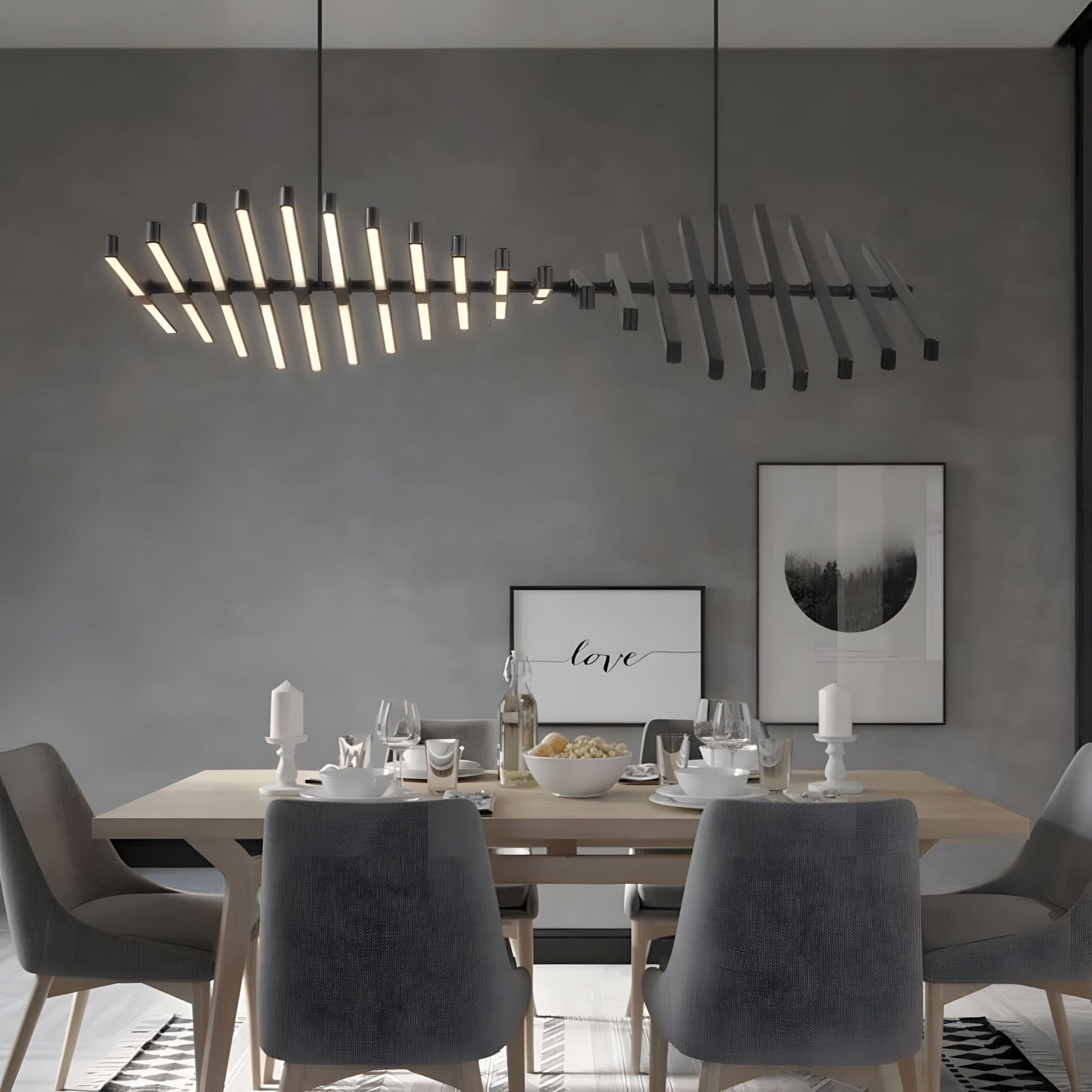 Minimalistický lustr s moderním designem 4