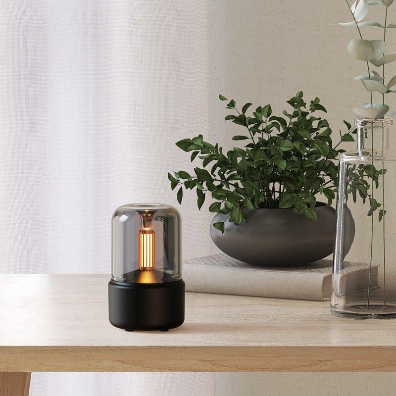 Moderní LED difuzér s plamenem a oleji 3