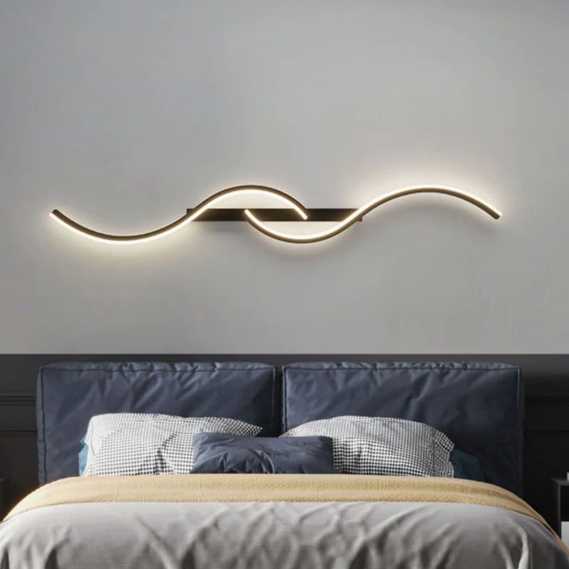 Moderní LED nástěnná lampa – umělecká kombinace forem 4