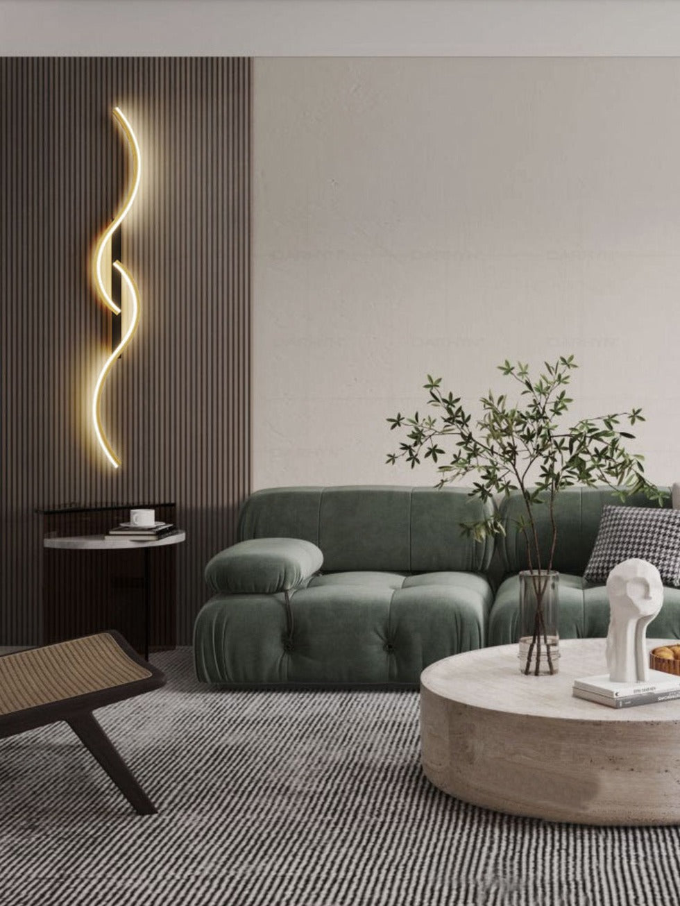 Moderní LED nástěnná lampa – umělecká kombinace forem 5